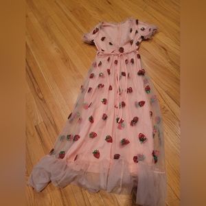 Full length Short Sleeve Sequin Dress